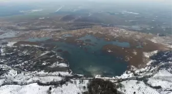 Efteni Gölü'nün Eşsiz Güzelliği Havadan Görüntülendi