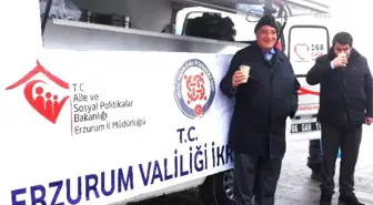 Erzurum Valiliğince Vatandaşlara Ücretsiz Çorba Dağıtılıyor