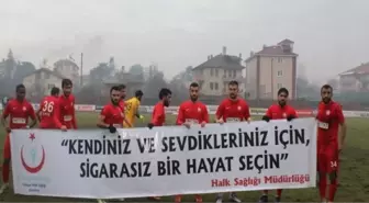 Bartınsporlu Futbolculardan Anlamlı Pankart