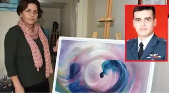 Şehit Annesi Oğlu İçin Resim Sergisi Açtı