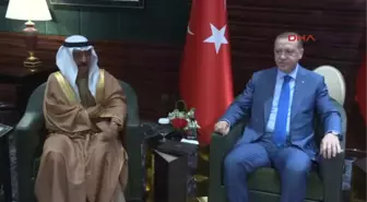 Cumhurbaşkanı Erdoğan, Bahreyn Başbakanı ve Bahreyn Veliaht Prensini Kabul Etti