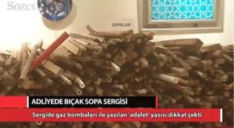 Adliyede Bıçak Sopa Sergisi!