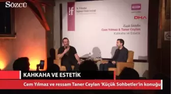 Cem Yılmaz ve Ressam 'Küçük Sohbetler'in Konuğu Oldu