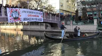 Eskişehir'deki Su Kanalında Sıra Dışı Evlenme Teklifi Yaptı