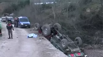 Devrilen Traktörün Altında Kalan Sürücü Öldü - Antalya