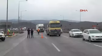 Bolu Dağı Tüneli'nde Hasarlı Kaza Tem'i Kapattı