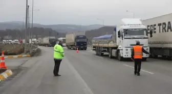 Bolu Dağı Tüneli'nde Kaza Trafiği Durdurdu