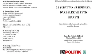 Başbakan Yardımcısı Kurtulmuş Manisa'da Panele Katılacak
