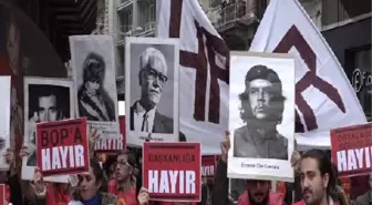 İstiklal Caddesi'nde 'Hayır' Yürüyüşü