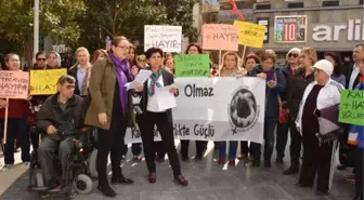 Manisa'da Kadınlardan 'Hayır' Eylemi