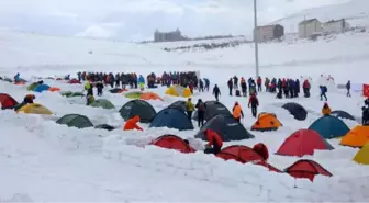 Erciyes'de Dağcılık Kış Gelişim Kampı Etkinliği