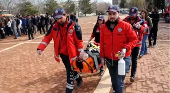 Tokat'ta Okulda Deprem Tatbikatı