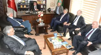 Gıda, Tarım ve Hayvancılık Bakanlığı Heyetinden Ziraat Odasına Ziyaret