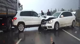 Şanlıurfa'da Bakan Konvoyunda Zincirleme Kaza: 8 Yaralı (2)