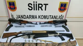 Siirt'te Silah ve Mühimmat Ele Geçirildi