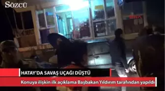 Hatay'da Savaş Uçağı Düştü