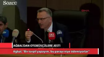 Ağbal'dan Otobüsçülere Jest!