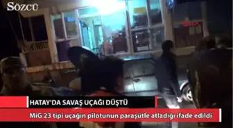 Hatay'da Savaş Uçağı Düştü