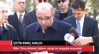 Çetin Emeç Mezarı Başında Anıldı