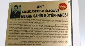 Şehidin İsmi Kütüphaneye Verildi