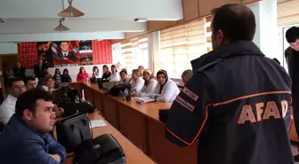 Afyonkarahisar'da Afetlere Karşı Bilgilendirme Yapıldı