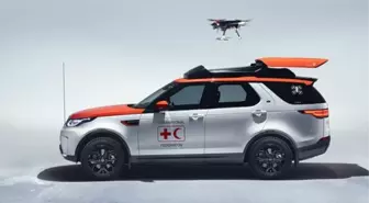 Land Rover'ın 'Drone'lu Aracı Hayat Kurtaracak