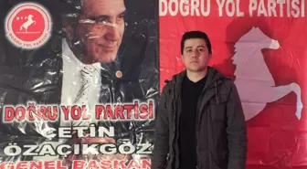 DYP Anamur İlçe Teşkilatı 22 Yaşındaki Başkana Emanet