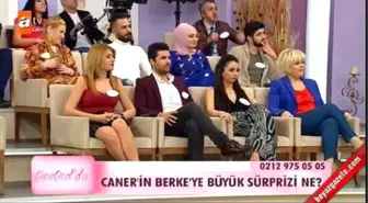 Esra Erol - Caner'den Nişanlısı Berke'ye Canlı Yayında Büyük Sürpriz!