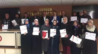 Sorgun'da 59 Genç Girişimci Sertifikasını Aldı