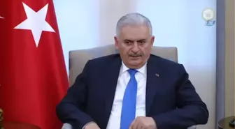 Başbakan Yıldırım, Irak Su Kaynakları Bakanı Hasan El Cenabi'yi Kabul Etti