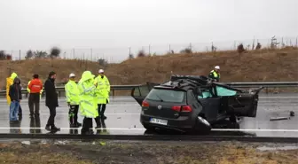 Otomobiliyle Tıra Çarpan Sürücü Son Yolculuğuna Uğurlandı