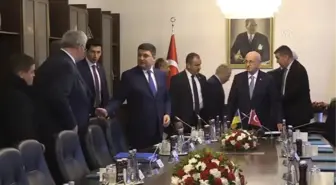 TBMM Başkanı Kahraman, Ukrayna Başbakanı Groysman'ı Kabul Etti