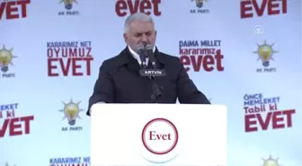 Başbakan Yıldırım: 'Sınıfında Dünyanın 6'ncı Büyük Barajı Olan Deriner Barajı'nı Yapıp Hizmete...