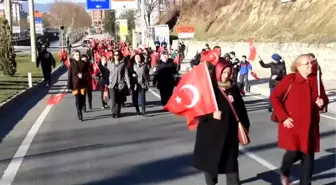 Kastamonu'da 'Şehitlere Saygı' Yürüyüşü