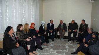 Vali Erin'den Şehit Ailelerine Ziyaret