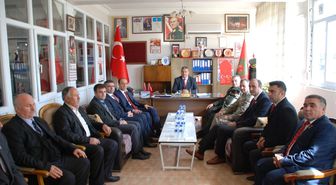 Vali Abdullah Erin ve İl Protokolünden Tümşad'a Ziyaret