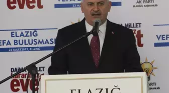 Başbakan Yıldırım Elazığ'da