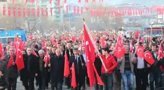 Oltu'da Coşkulu Fener Alayı