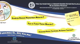 Tgd, 'Sindirim Sistemi Hastalıkları Bilgilendirme Programı'na Başlıyor