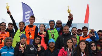 Kar Voleybolu Üniversiteler Arası Erciyes Kupası Tamamlandı