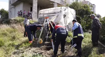 Kuyuya Düşen Hamile Keçiyi İtfaiye Kurtardı