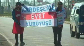 Kardeşliğe Evet İçin 37 Gündür Yollardalar