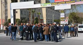 Söke Sanayi Esnafının Kavşak Eylemi