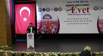 Memur-Sen'e Davet Tercih Evet' Konferansı