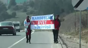 Kardeşliğe Evet Yürüyüşü' 992. Kilometreye Ulaştı