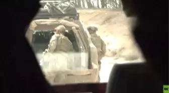 Ruslar, ABD Askerlerini Rakka'daki Cephe Hattında Görüntüledi