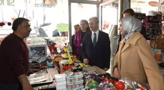 Milletvekili Canan Candemir ve Tahmazoğlu, Akkent Esnafından 'Evet' Sözü Aldı