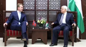 Norveç Dışişleri Bakanı Brende, Ramallah'ta