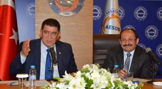 Aksu Kaymakamı Ergun: 'İlk Defa Bir Esnaf Odaları Birliğinde Oda Başkanları ile Bir Araya Geliyorum'