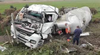 Silivri'de Tanker Kazası: 1 Yaralı